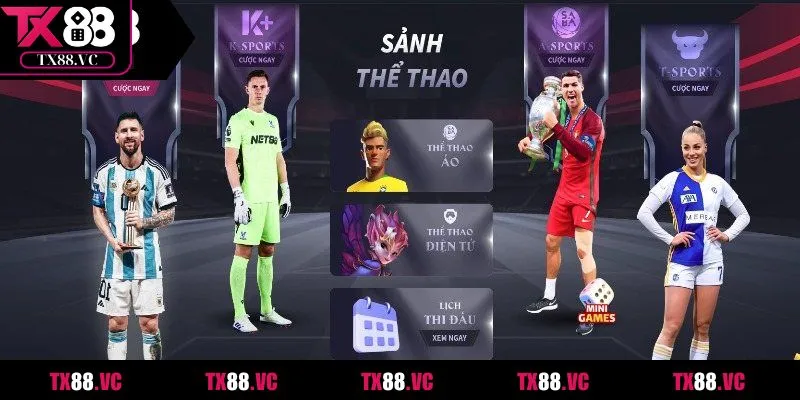 Thể thao TX88 chuyên mục cá cược hấp dẫn năm 2025 