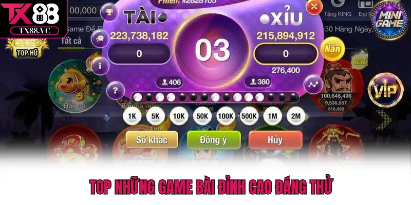 Top những game bài đỉnh cao đáng thử
